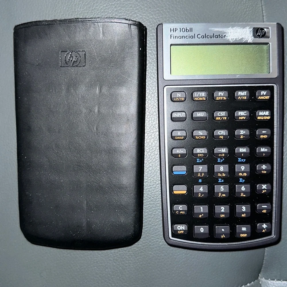 Hewlett-Packard 10bII Financial Calculator